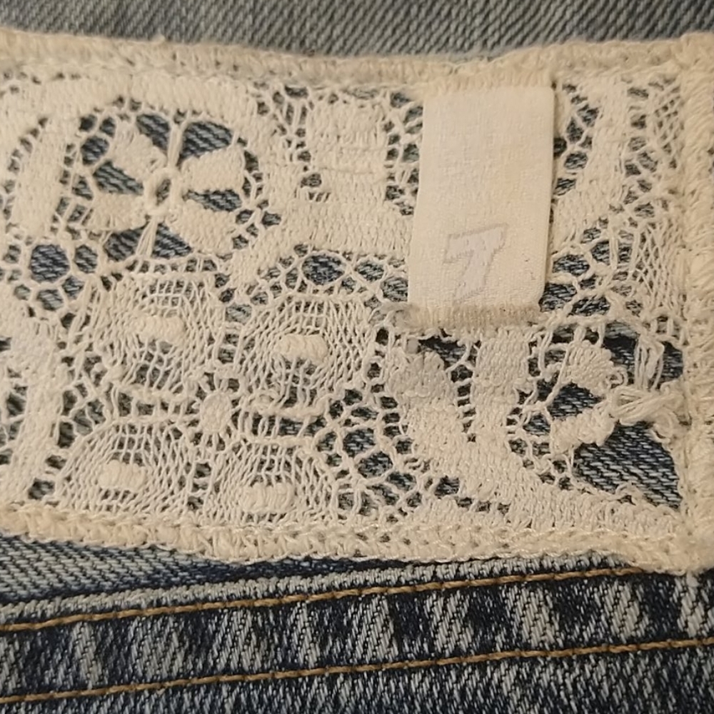 Seven for all mankind jean shorts size 27 - Picture 4 of 7
